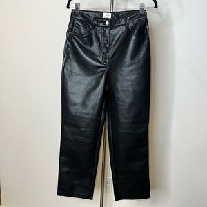 Wilfred Aritzia Butter Soft Vegan Leather Pants